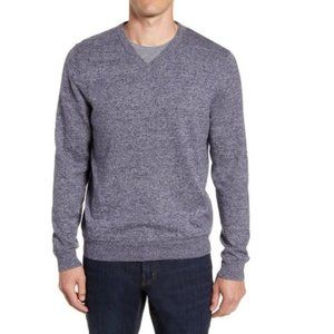NORDSTROM MEN'S SHOP Cotton & Cashmere V-Neck Sweater